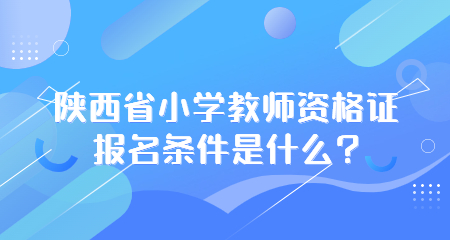 陜西省小學教師資格證